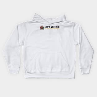 Let's Voltron Podcast (Official Wide Logo) Kids Hoodie